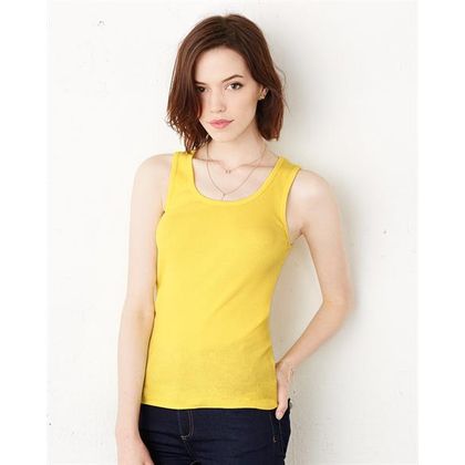 yellow tank top